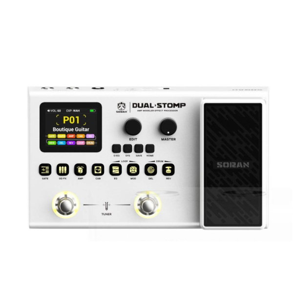 JME-01 Dual Stomp гитарный процессор, SORAN