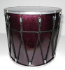 BK-14Ev Барабан кавказский 14" с веревкой, 34х35,6 см, цвет -эбен, Мастерская Бехтеревых
