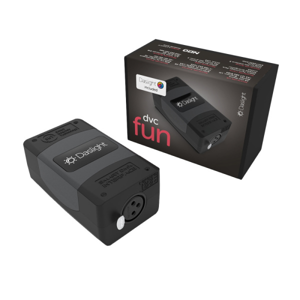 DVC FUN DMX интерфейс, 128 DMX каналов, USB type C. DASLIGHT