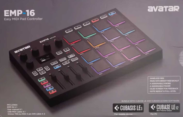EMP-16 MIDI контроллер, Avatar
