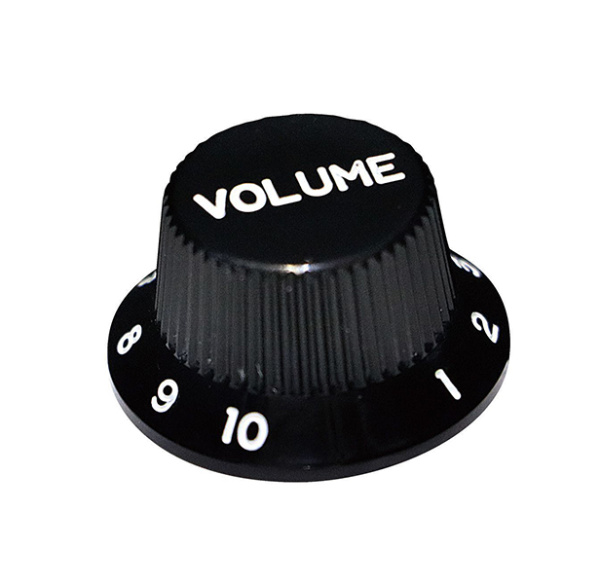 KB-240VI Ручка потенциометра, Volume, черная, дюймы, Hosco