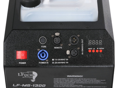 LF-MS-1300 Генератор снега, мощность 1250 Вт, серия AMD, LFocus