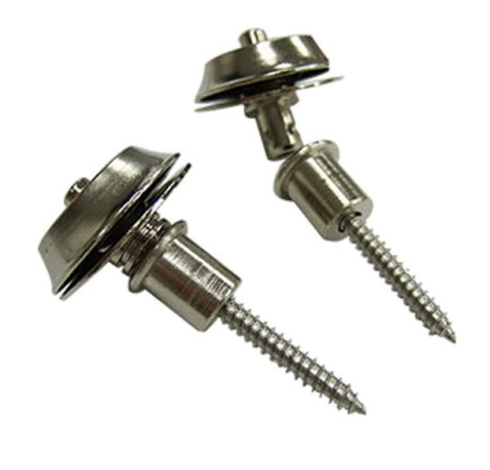 SLS1401N Straplok Flush Крепление ремня, никелированное, 2шт, Dunlop