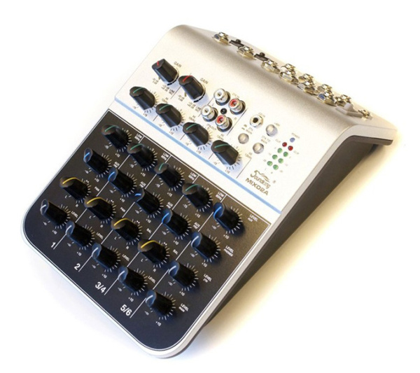 MIX02AU Мини-микшерный пульт, 6 каналов, USB, Soundking