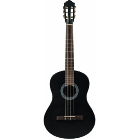 C-100 BK 4/4 - классическая гитара 4/4, цвет черный. FLIGHT
