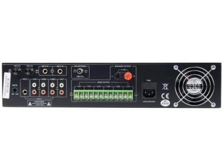 LAM6350UT Усилитель мощности трансляционный, 350Вт, 6 зон, LAudio