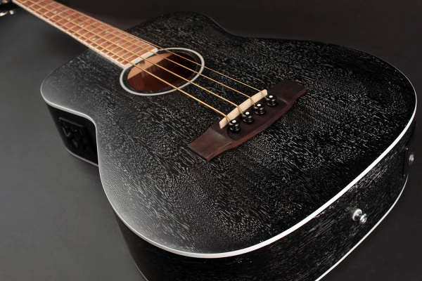 AB590MF-BOP Acoustic Bass Series Электроакустическая бас-гитара, черная, Cort