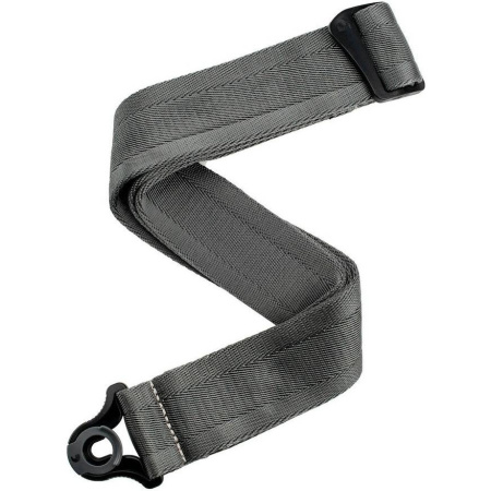 50BAL09 Auto Lock Ремень для гитары, 50мм, спецкрепление Auto Lock, цвет Metal grey, Planet Waves