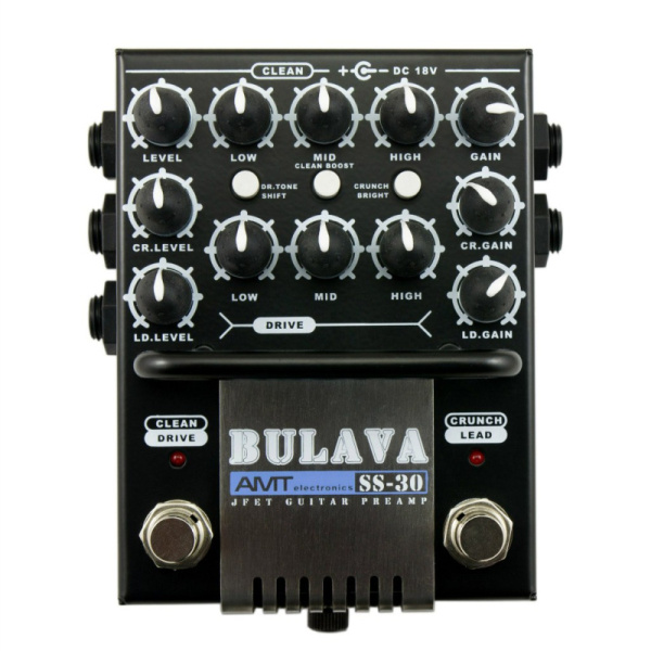 SS-30 «BULAVA» Гитарный предусилитель на JFET-транзисторах, AMT Electronics