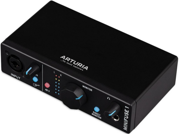 MiniFuse 1 Black Внешняя звуковая карта, ARTURIA