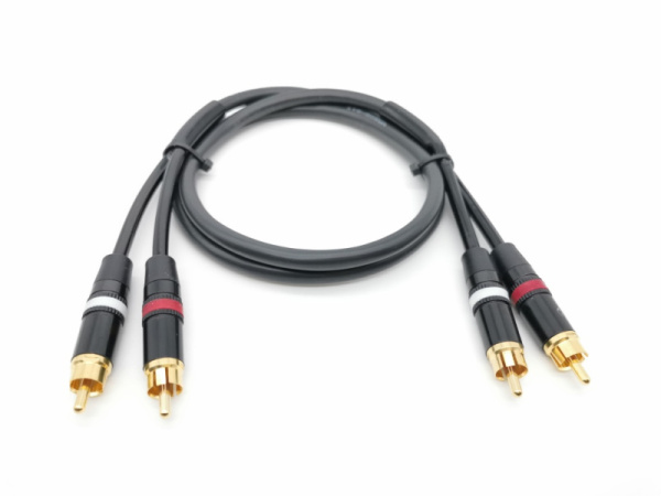 E56-2RCA-2RCA-0100-0 Кабель аудио 2хRCA-2хRCA, 1м, ZZcable