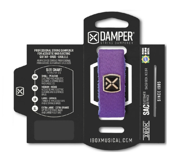 DTMD22 Демпфер гитарный, средний, фиолетовый, IBO