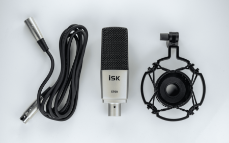 S700 профессиональный конденсаторный микрофон с кардиоидной диаграммой. ISK