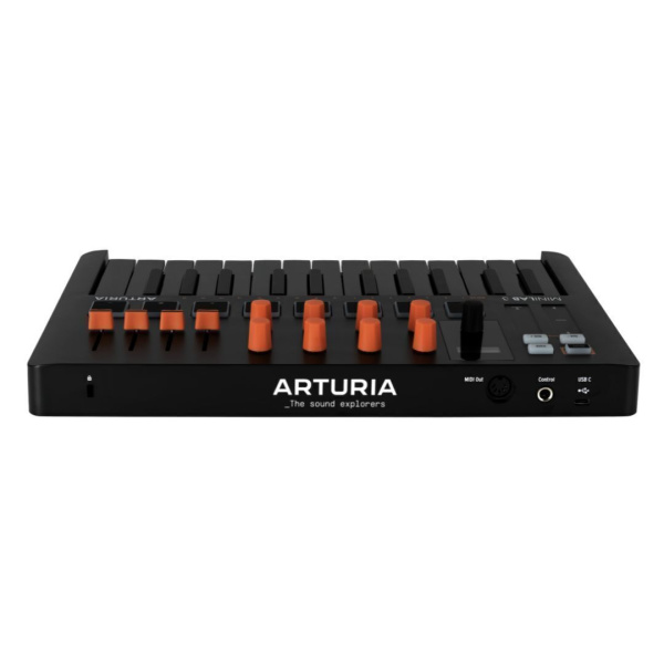 MiniLAB 3 Orange Edition портативный 25-клавишный USB-MIDI-контроллер. Arturia