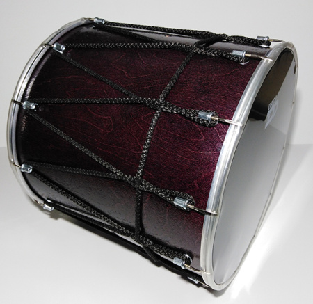 BK-14Ev Барабан кавказский 14" с веревкой, 34х35,6 см, цвет -эбен, Мастерская Бехтеревых