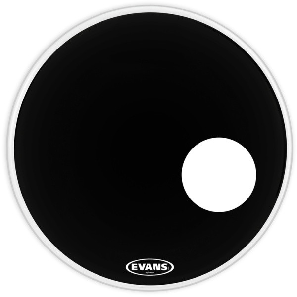 BD24RONX EQ3 ONYX Пластик для бас-барабана 24", резонансный, Evans