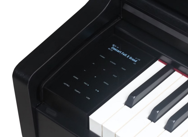 UP405E-PVC-BLACK Цифровое пианино, черное, Medeli