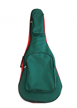 MZ-ChG-12-3red/green Чехол для гитары дредноут, MEZZO