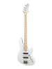 NJS4-WHT Elrick NJS Series Бас-гитара, белая, с чехлом, Cort