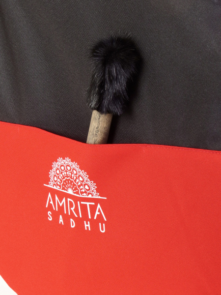 ЧКК-АМР Чехол для бубна 50см/20", красный/черный, Амрита