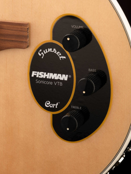 Sunset-Nylectric-NAT Sunset Series Гитара классическая с тонким корпусом, нейлон,