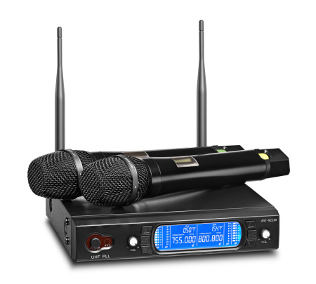 AST-922M Двухканальная беспроводная микрофонная система 