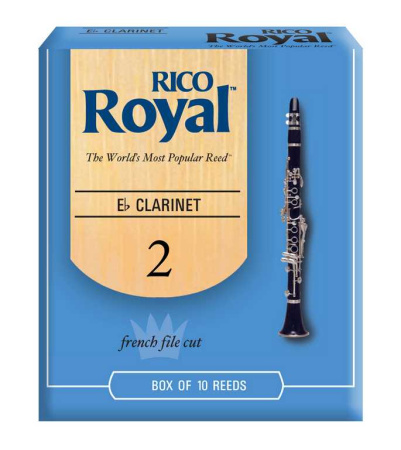 RBB1020 Royal Трость для кларнета Eb, размер 2.0, 1шт, Rico