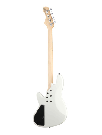 NJS4-WHT Elrick NJS Series Бас-гитара, белая, с чехлом, Cort