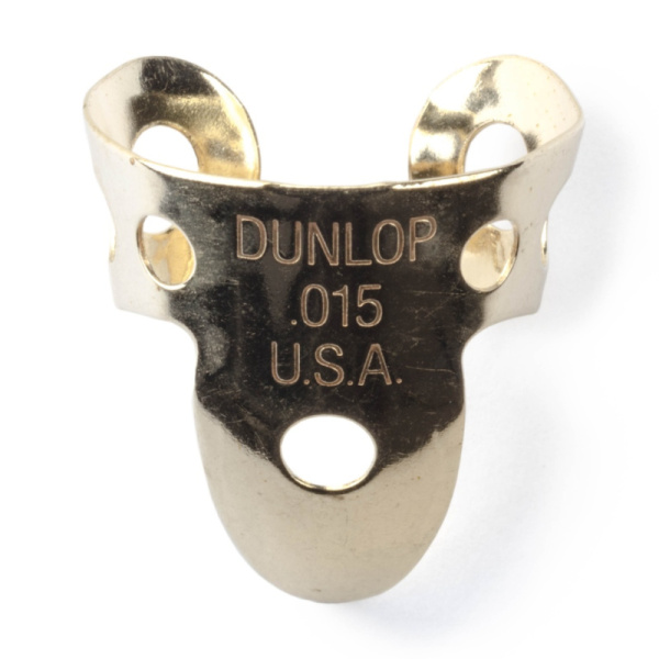 37R.015 Brass Медиатор на палец 1 шт, латунь, толщина .015, Dunlop