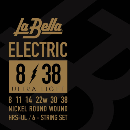 HRS-UL Комплект струн для электрогитары 008-038 La Bella