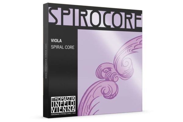 (TDN) THOMASTIK Spirocore S20 cтруна G для альта, стальная основа, хромированная оплётка