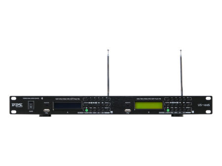 US-100S USB/SD/BT/FM двойной плеер, рековый, BDS