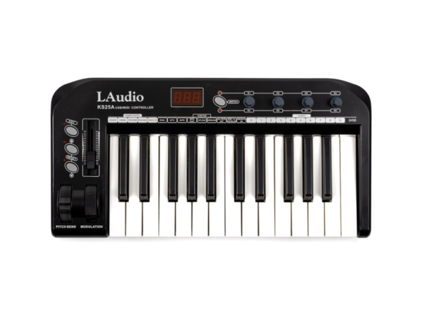 KS-25A MIDI-контроллер, 25 клавиш, LAudio