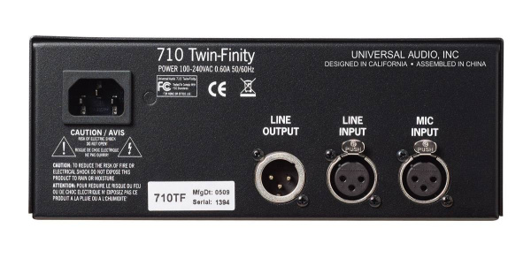 710TF Twin-Finity Микрофонный предусилитель UNIVERSAL AUDIO