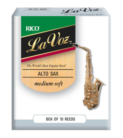 RJC10MS La Voz Трость для саксофона альт, средне-мягкие (Medium-Soft), 1 шт. Rico 