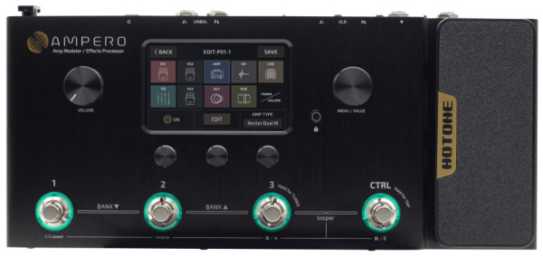 Ampero (MP-100) Напольный процессор эффектов. Hotone