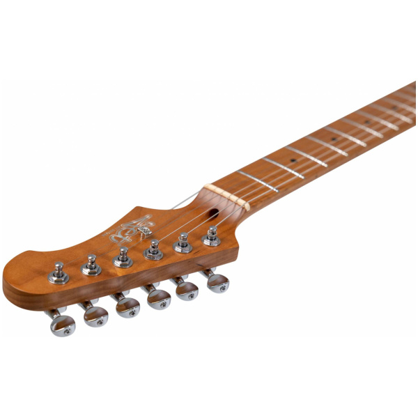 JS-300 VYW электрогитара, Stratocaster, корпус тополь запеченный, 22 лада, SSS, tremolo, JET