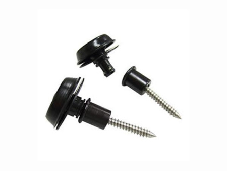SLS1403BK Straplok Flush Крепление ремня, черное, 2шт, Dunlop