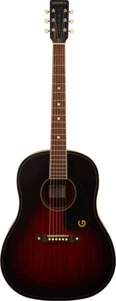 Jim Dandy Dreadnought Deep Cherry Burst Акустическая гитара. Gretsch