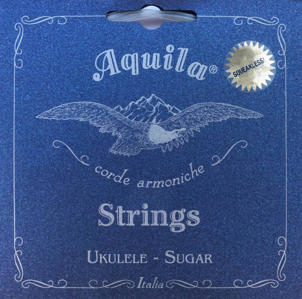 155U SUGAR  струны для укулеле тенор (Low G-C-E-A), 4 струна в оплетке,  AQUILA 