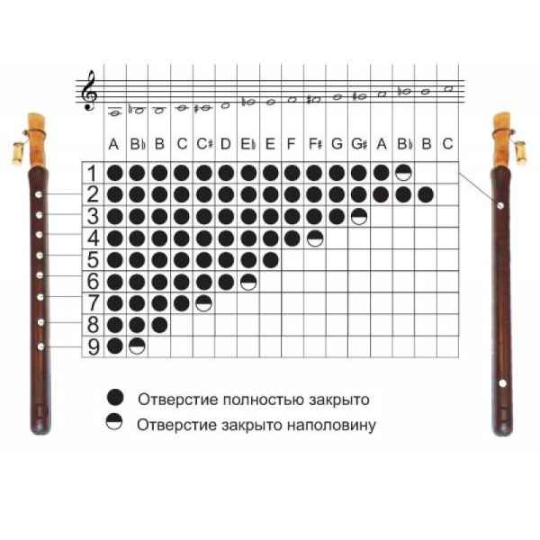 L500PRO A Дудук А с клеймом "М" с тростью, улучшенная модель. Ararat