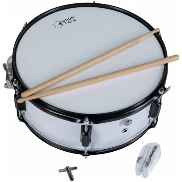 MDS-1455WH маршевый барабан 14' x 5,5' белый. DRUM TALK 