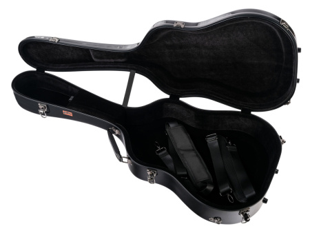 FWC-600 Футляр для акустической гитары, стекловолокно, Guider