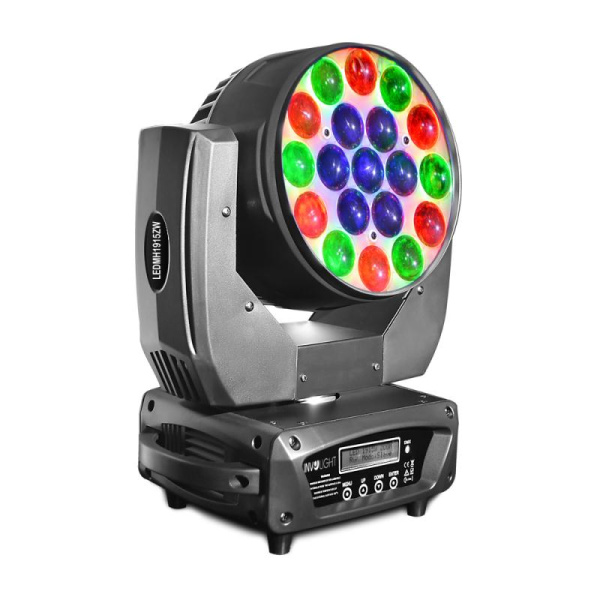 LEDMH1915ZW голова вращения (WASH), LED 19x 15 Вт RGBW, DMX-512. INVOLIGHT