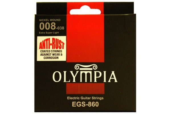 (TDN) Olympia EGS 860 008-038 Nickel Wound струны для электро гитары