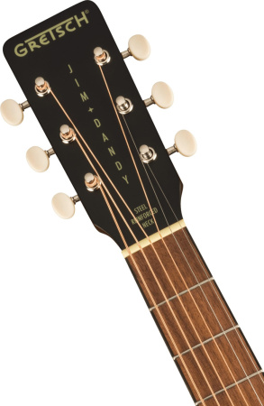 Jim Dandy Deltoluxe Parlor Black Top Электроакустическая гитара. Gretsch