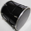 BK-10Glv Барабан кавказский 10" с веревкой, 25х25,4см, цвет - чёрный глянцевый, Мастерская Бехтерев