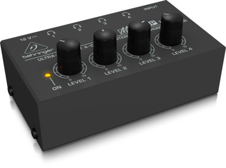 HA 400 MICROAMP Усилитель компактный 4-канальный для наушников, BEHRINGER 