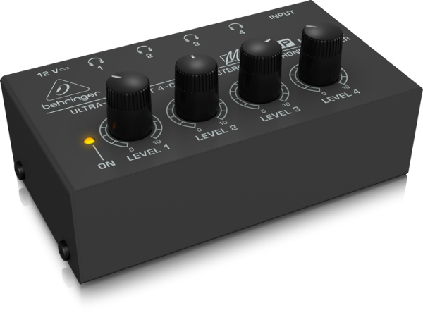 HA 400 MICROAMP Усилитель компактный 4-канальный для наушников, BEHRINGER 