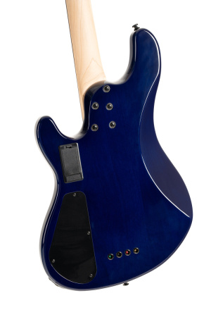 GB-Fusion-4-BB-wbag GB Series Бас-гитара, синяя, с чехлом, Cort